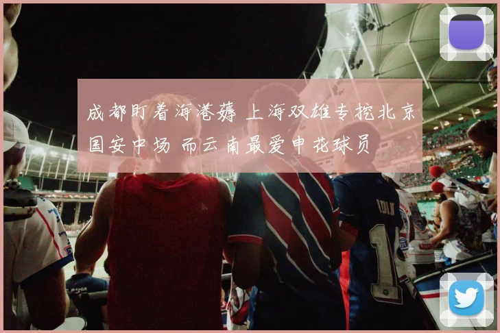 成都盯着海港薅 上海双雄专挖北京国安中场 而云南最爱申花球员