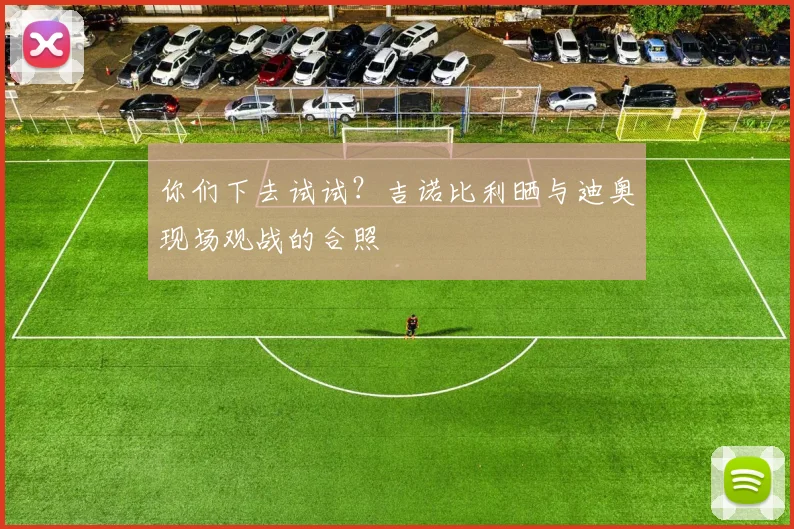 你们下去试试？吉诺比利晒与迪奥现场观战的合照